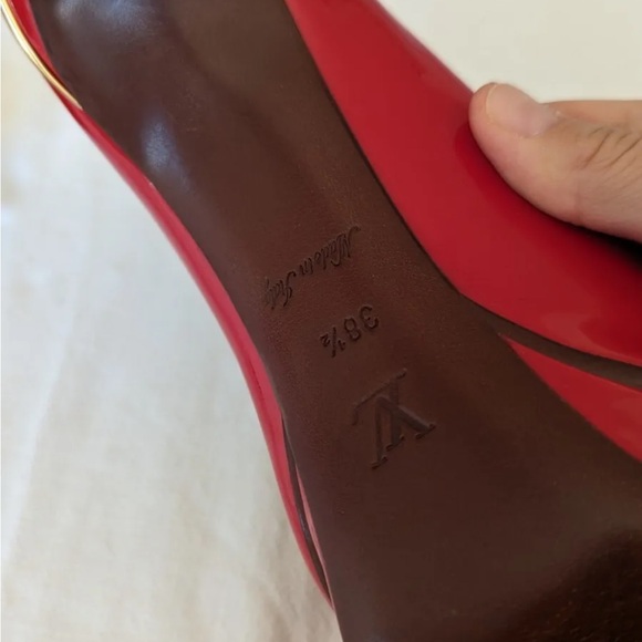 Louis Vuitton heels. Red size 38.5 - Picture 8 of 13
